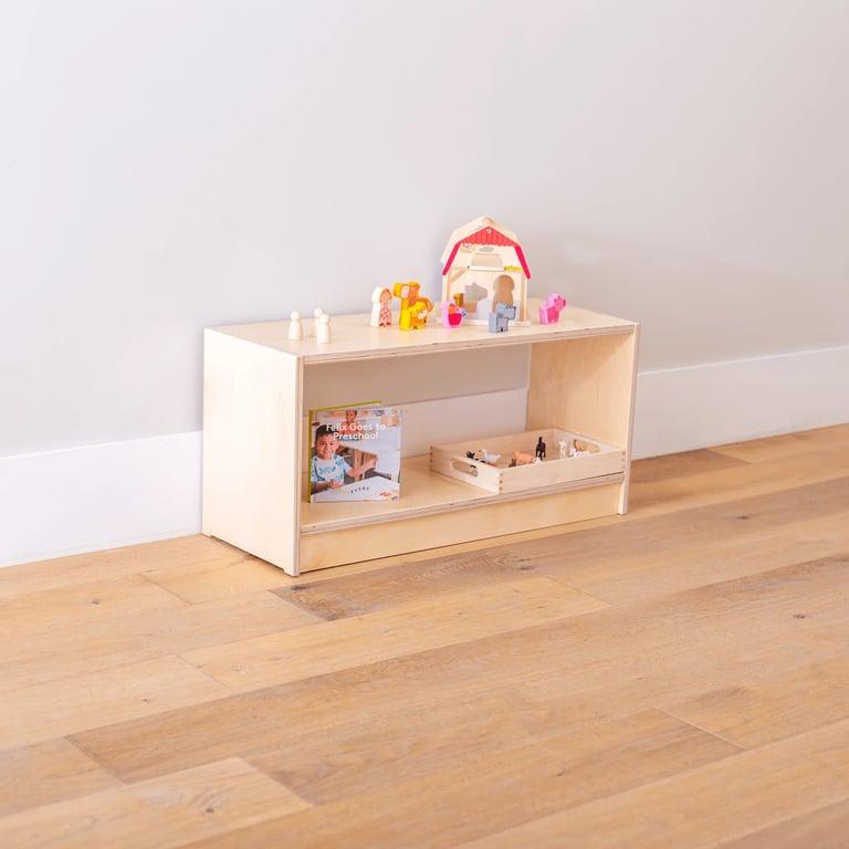 Montessori Sprout Kids Montessori School Open Back Shelving 42H 48W 14.5D