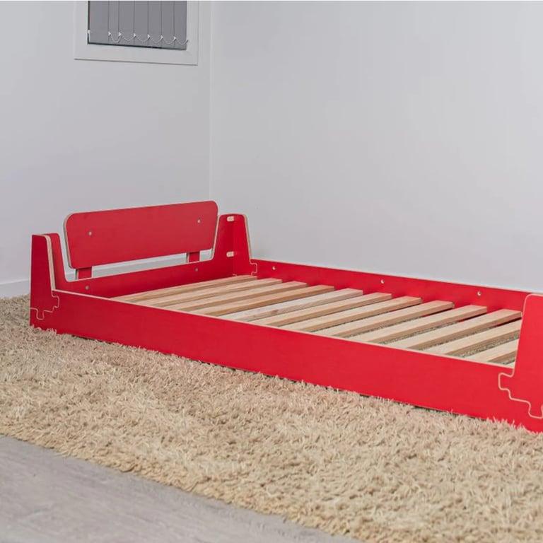 Montessori KitSmart Flippable Toddlers Bed Double Red