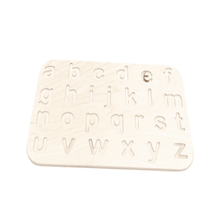 Montessori Bush Acres Ryder Tracing Board Lowercase Letters