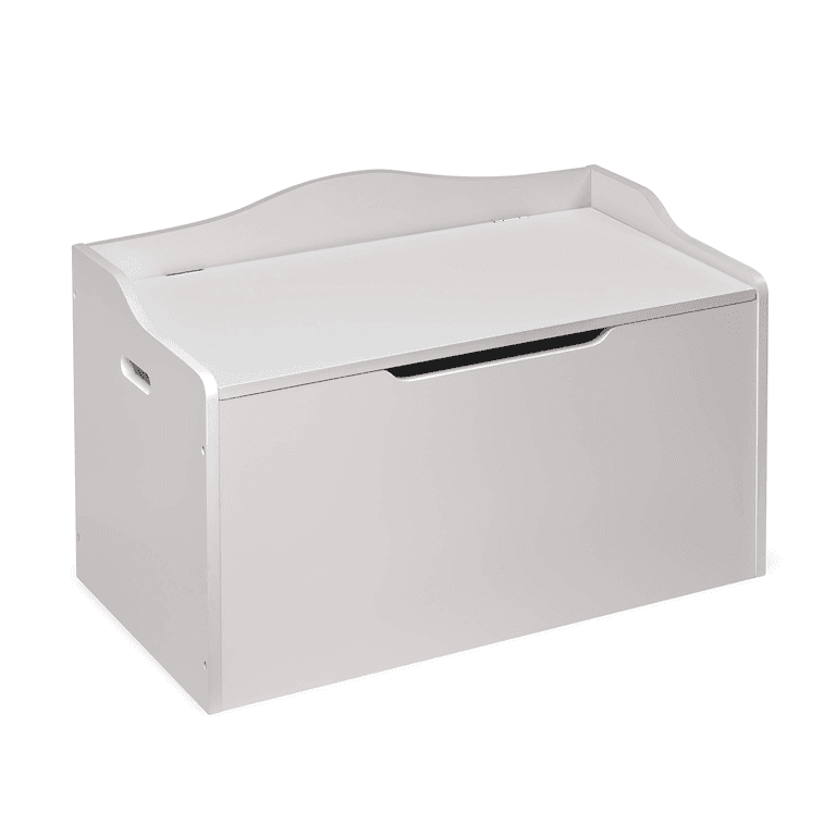 Montessori Badger Basket Storage Bench White