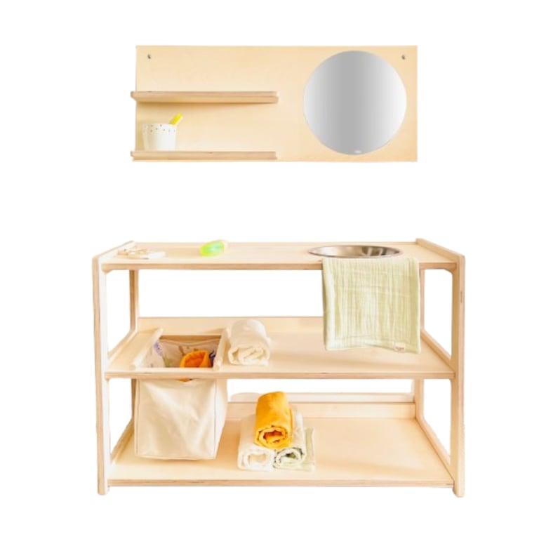 Montessori REU Simre Kids Self-Care Station Only