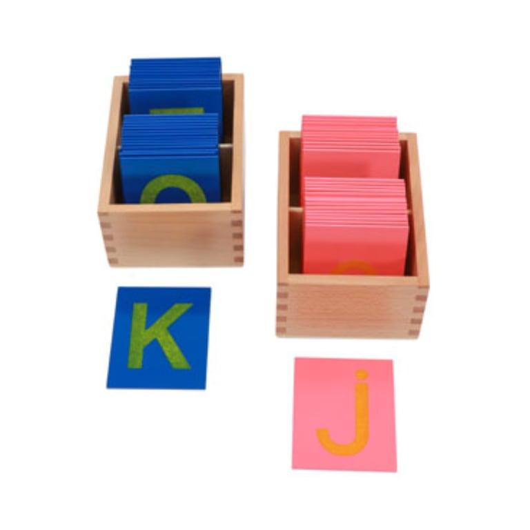 Montessori Adena Montessori Sandpaper Letters Lower and Capital Case