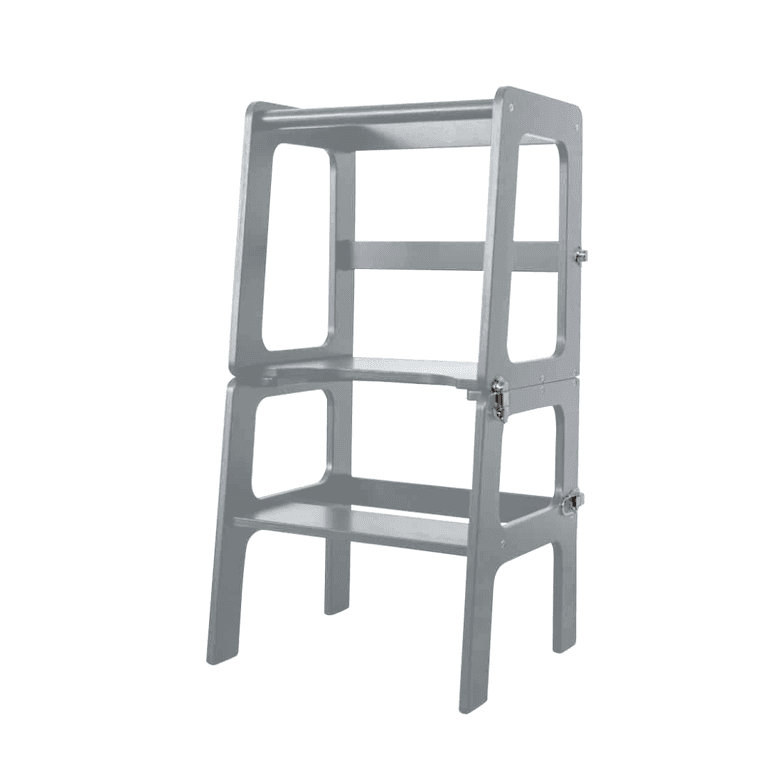 Montessori Jindl Convertible Toddler Tower Gray