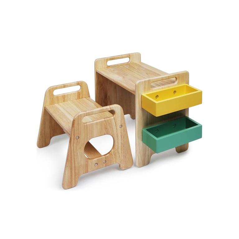 Montessori FinityPro Weaning Table and Chair Set With Storage Box