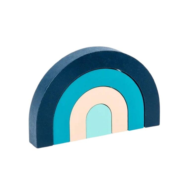 Montessori Seaside-Montessori Arched Building Blocks Blue