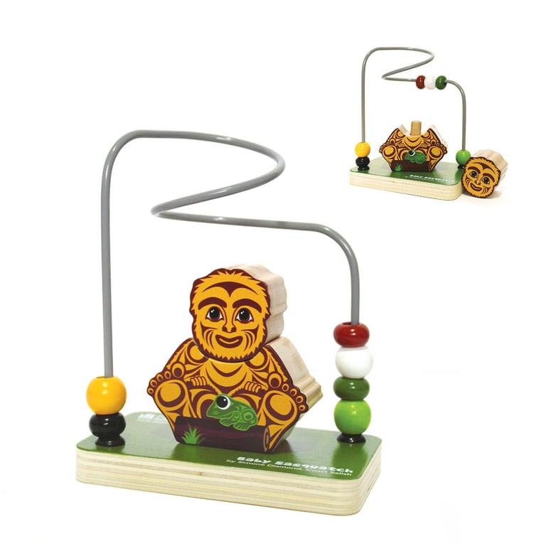 Montessori Native North West Bead Maze Baby Sasquatch