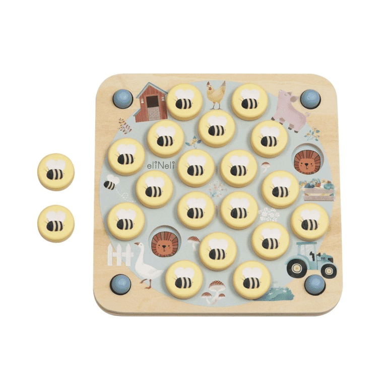 Montessori Elis Design Memory Game Bees