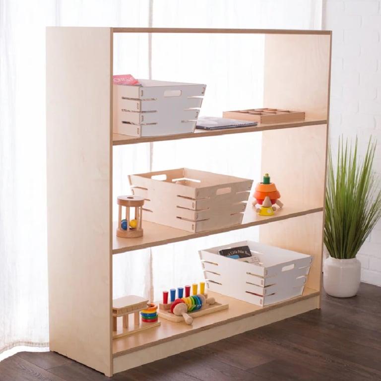Montessori Sprout Kids Montessori School Open Back Shelving 42H 30W 11.5D