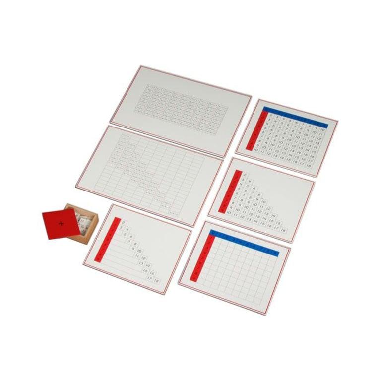 Montessori Montessori Outlet Addition Working Charts