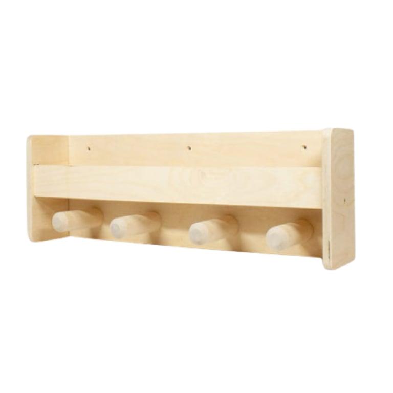 Montessori Bush Acres Pam Montessori Coat Rack With Bookshelf L