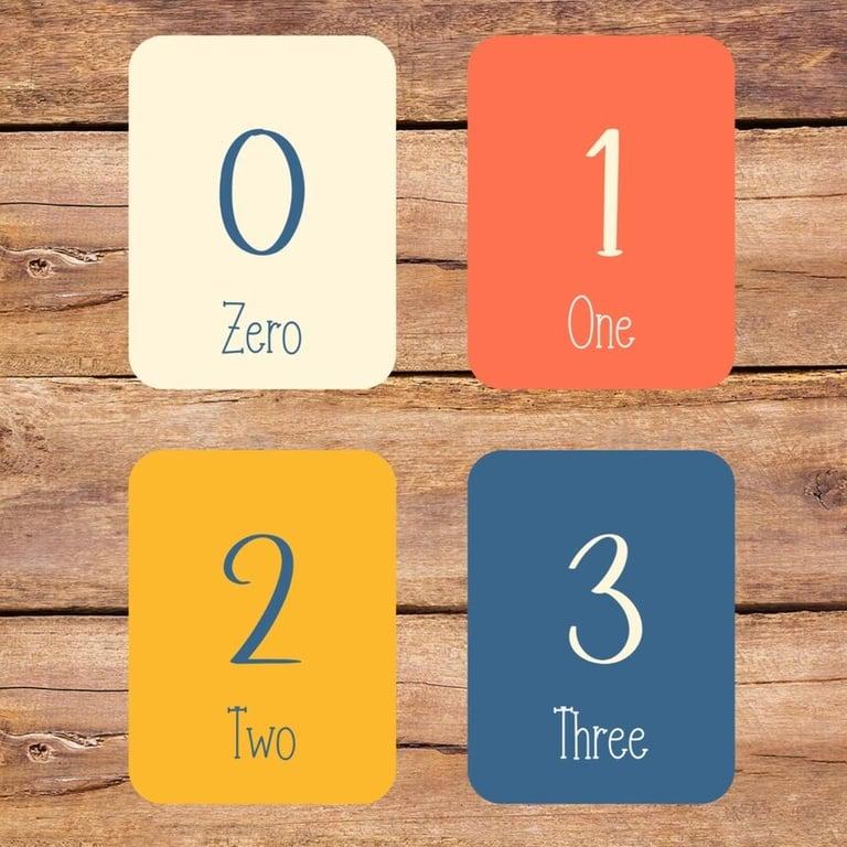 Montessori REU ASHPaperDesign Number Flashcards