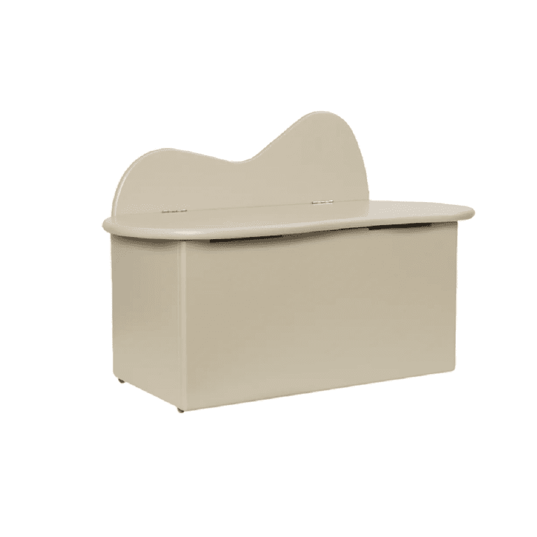Montessori Ferm Living Slope Storage Bench Cashmere
