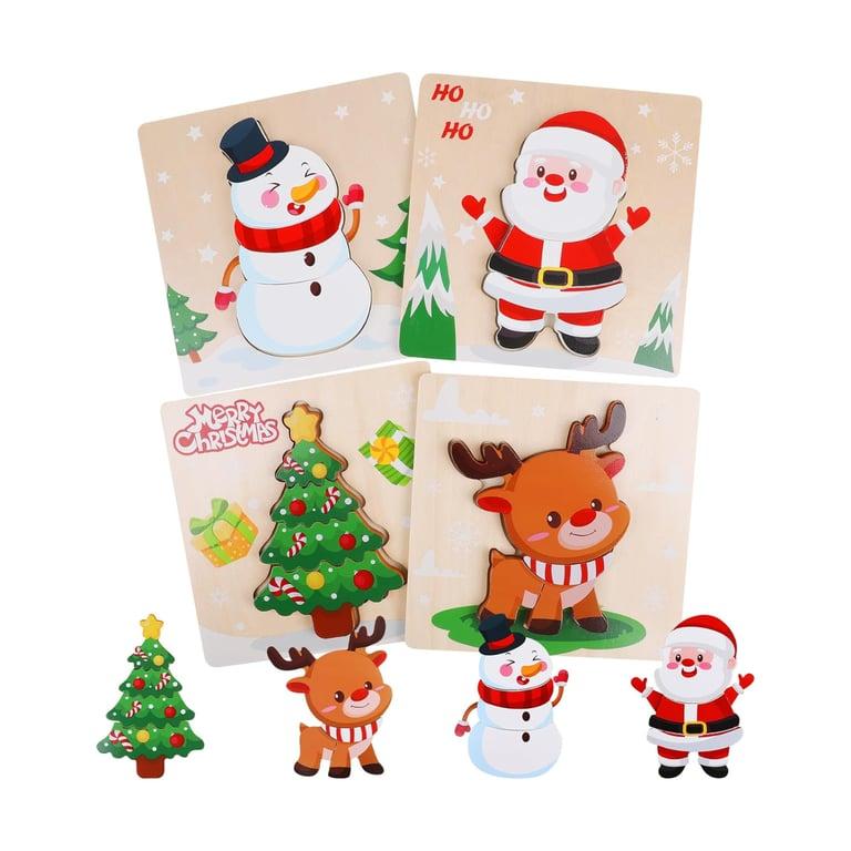 Montessori CCINEE Christmas Wooden Puzzles