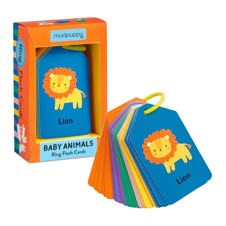 Montessori MudPuppy Baby Animals Ring Flash Cards