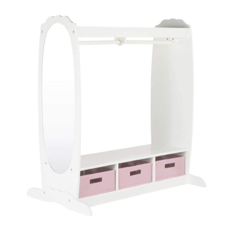 Montessori Guidecraft Dress Up Storage White