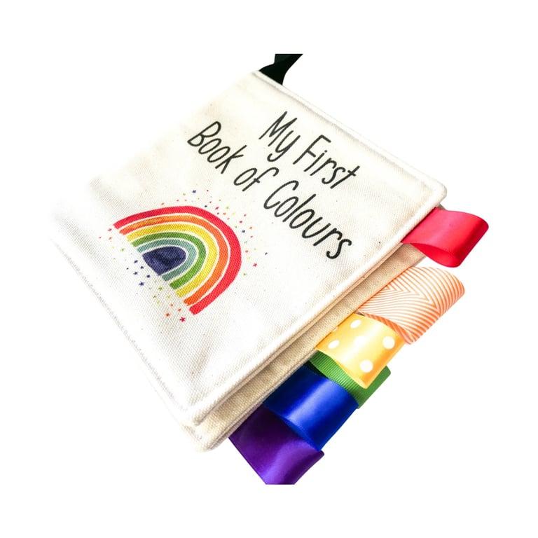 Montessori Finch & Folk Book of Colours Crinkle Book Natural