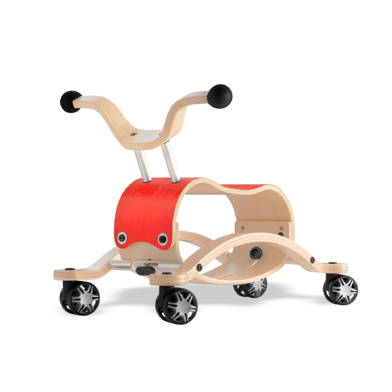 Montessori Wishbone 3-in-1 Mini-Flip Racer Red