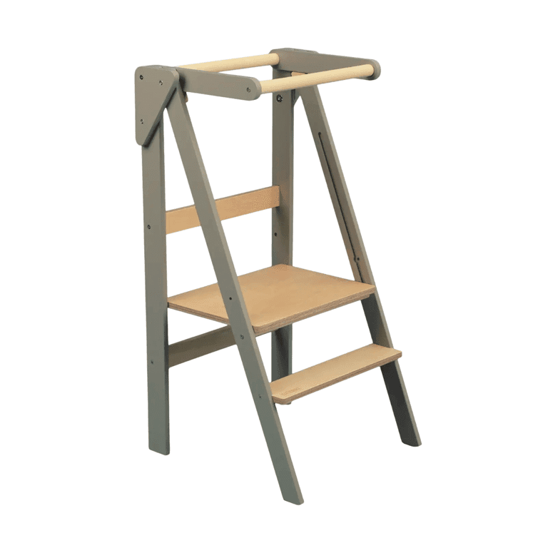 Montessori Katehaa Foldable Learning Tower Gray