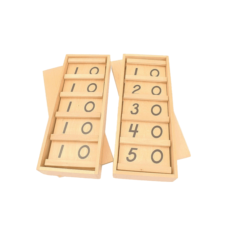 Montessori Pink Montessori Teen and Ten Board Set