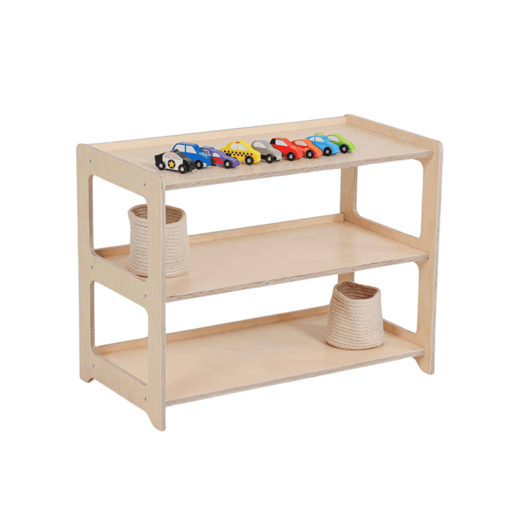 Montessori Jindl Toy Shelves 3 Tier