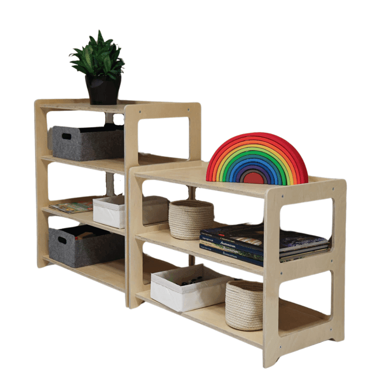 Montessori Jindl Toy Shelves Combination