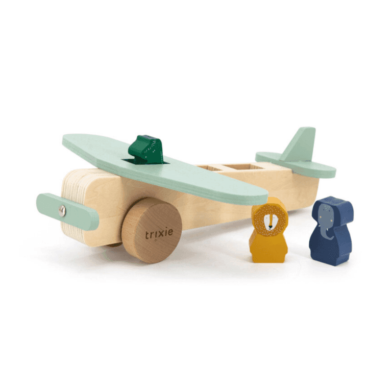 Montessori Trixie Airplane Toys With Animals