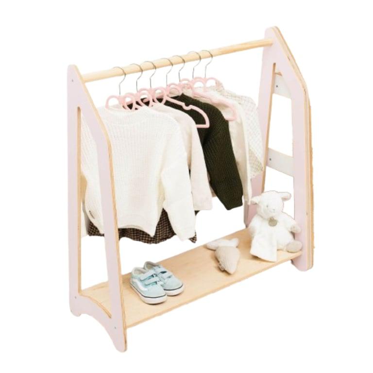 Montessori Child Universe Clothes Rack White