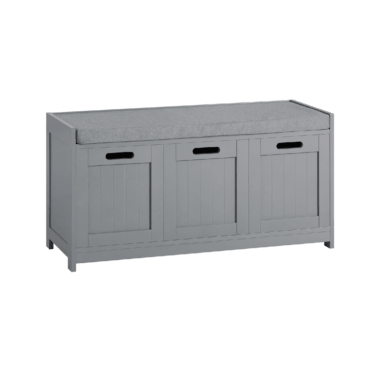 Montessori SoBuy Storage Bench Gray