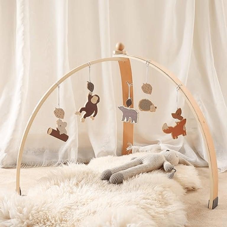 Montessori Ikubigu Foldable Wooden Baby Gym Forest