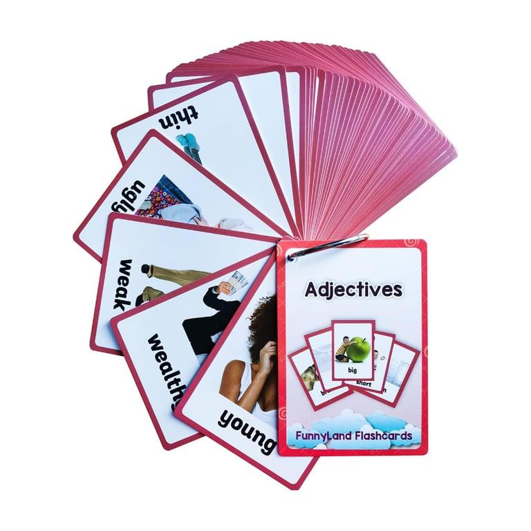 Montessori Lilias Adjectives Flashcards