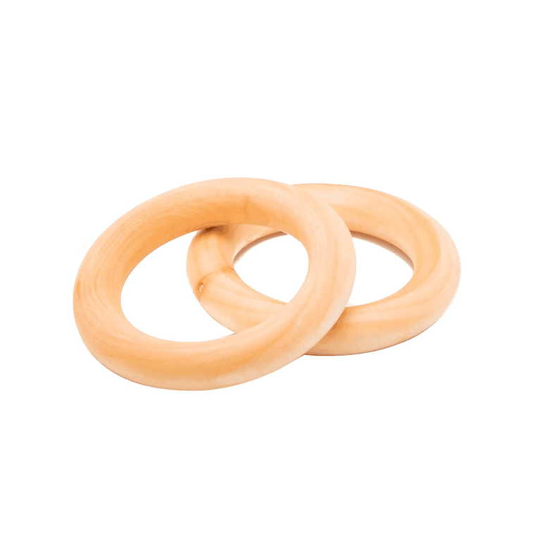 Montessori Walnut Tree Baby Teether 2 Rings