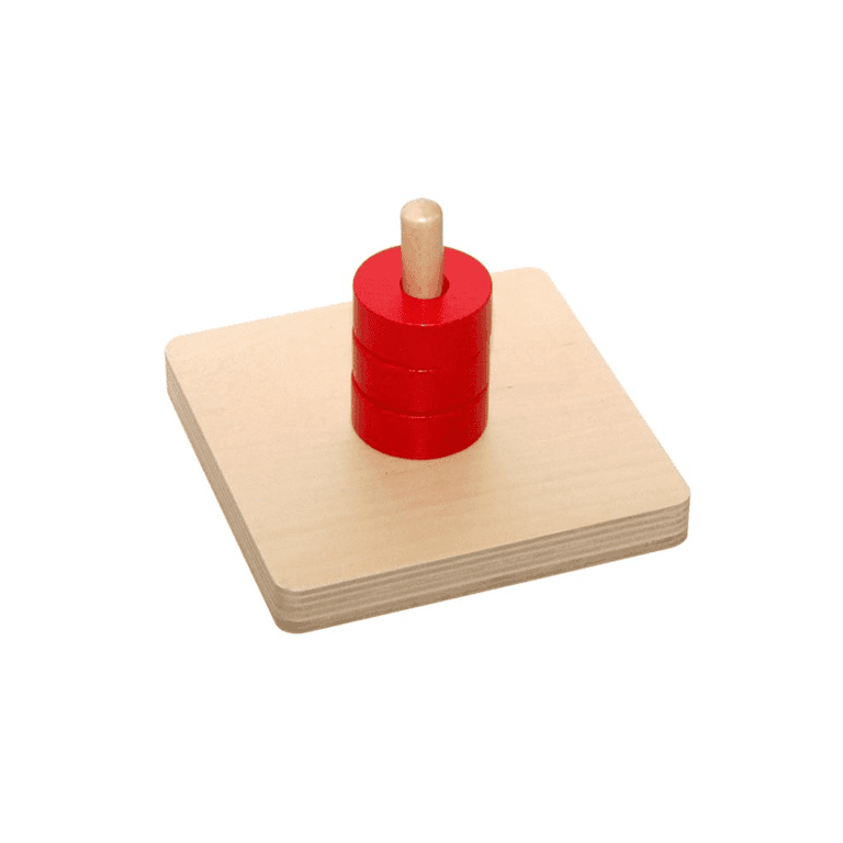 Montessori Kid Advance Montessori Discs on Vertical Dowel