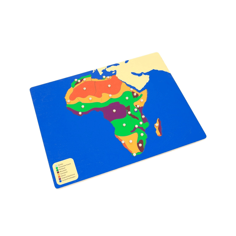 Montessori Alison's Montessori Biomes Puzzle Map of Africa