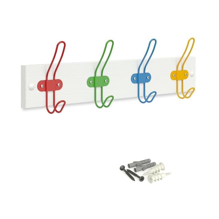 Montessori Tibres Kids Coat Hook Rack Matt White