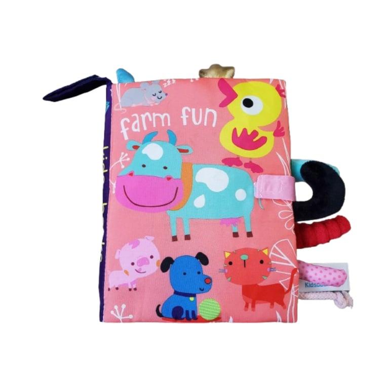 Montessori BabyLoveGiftsCo Soft Cloth Book Farm Fun