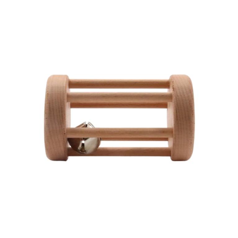 Montessori Akasia Wood Art Wooden Bell Cylinder