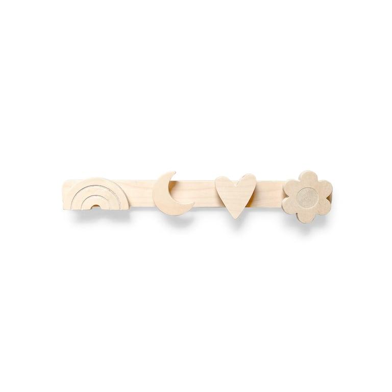 Montessori toddie.nl Wooden Coat Rack Girl