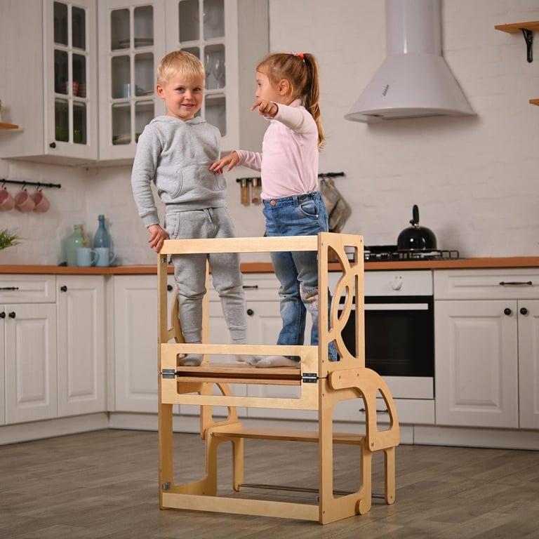 Montessori Climbambino Double Toddler Tower Without Slide