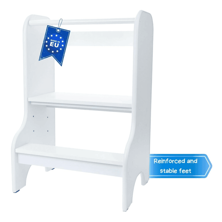 Montessori Love Gifts Double Toddler Tower White