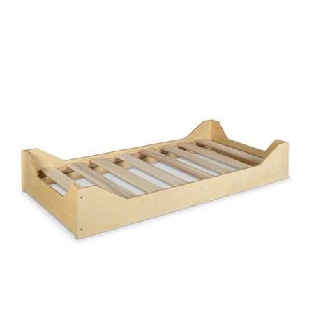 Montessori My Happy Helpers My First Monti Floor Bed Varnished Birch