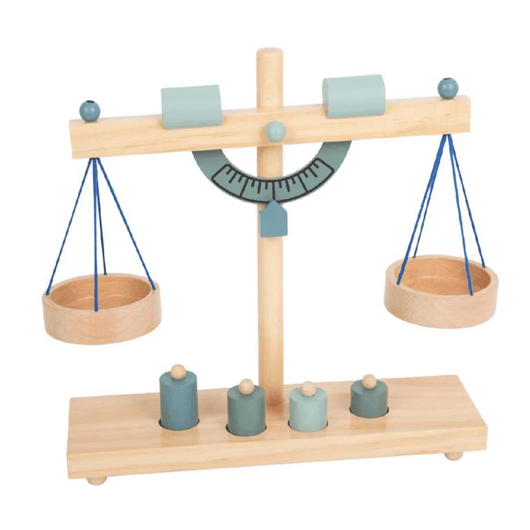 Montessori Small Foot Small Market Scale With Weights