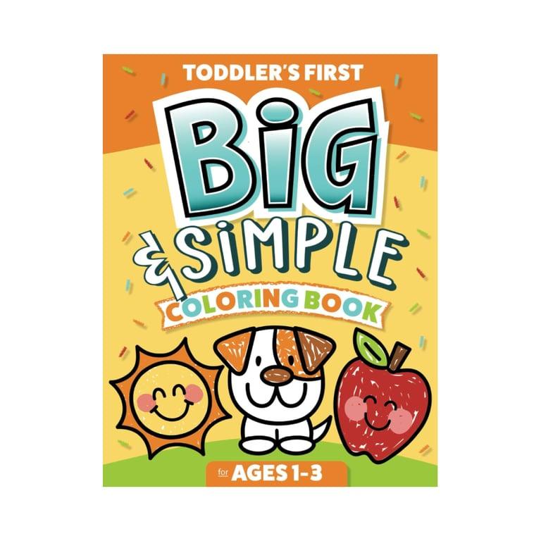 Montessori Cobb Design Toddler's First Big & Simple Coloring Book
