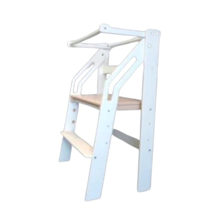 Montessori Woodesa Twin Toddler Tower White/Pink