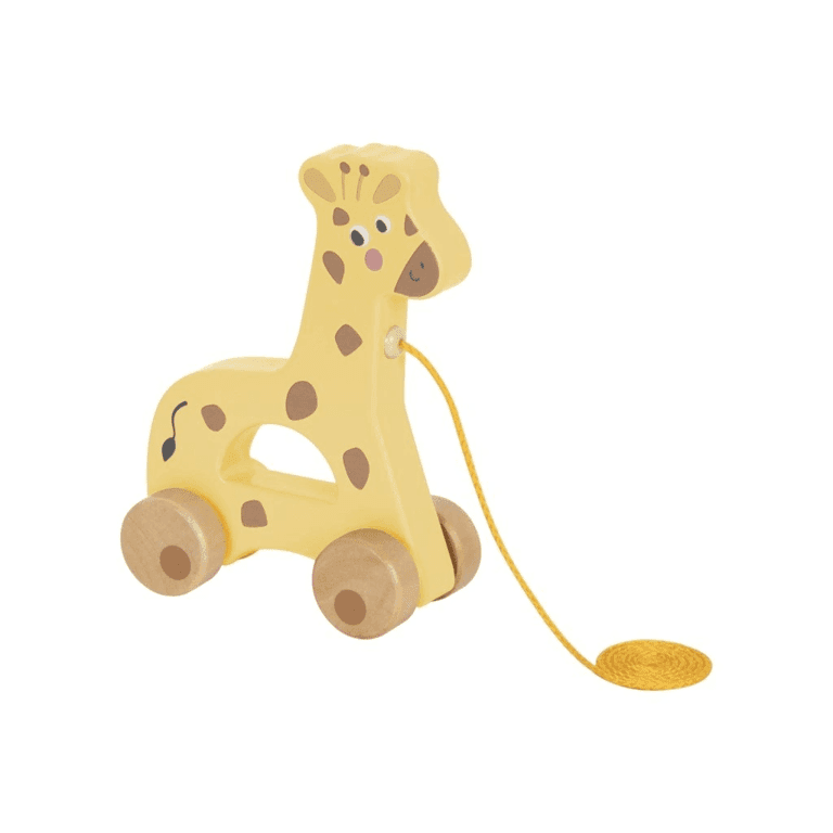 Montessori Elis Design Pull Along Toys Giraffe