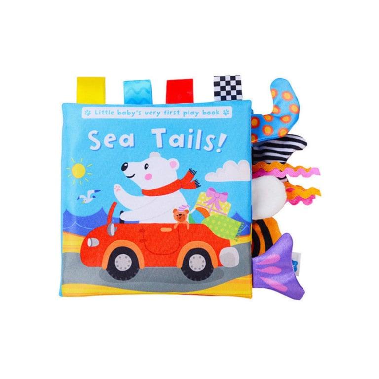 Montessori Clever Toys Box Montessori Animal Tails Soft Book Sea