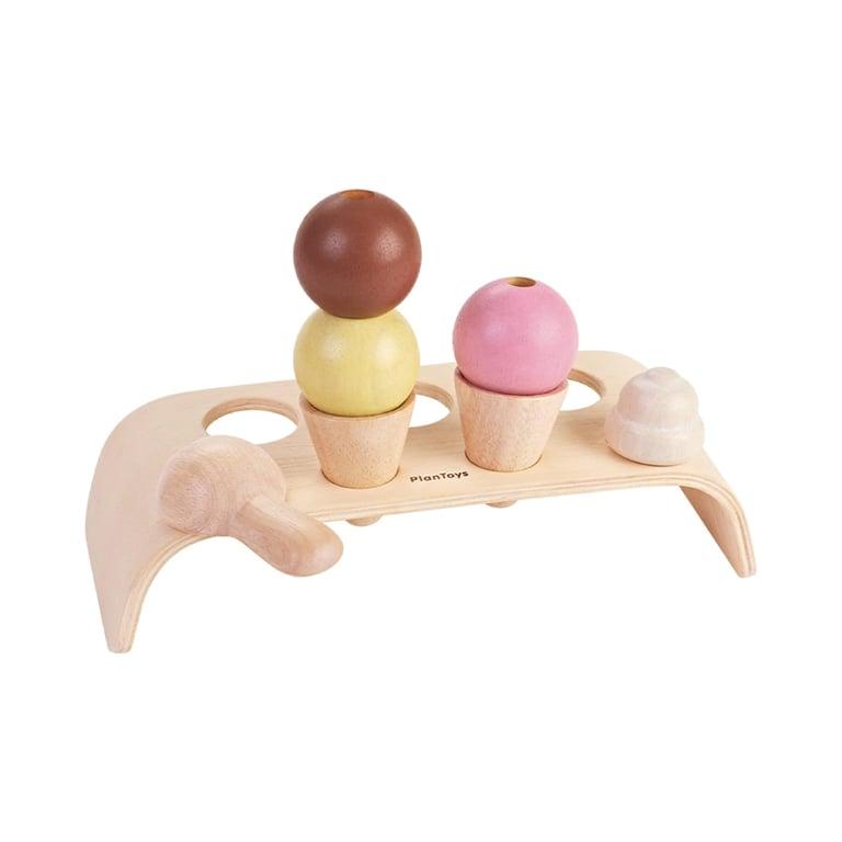 Montessori PlanToys Ice Cream Cone Set