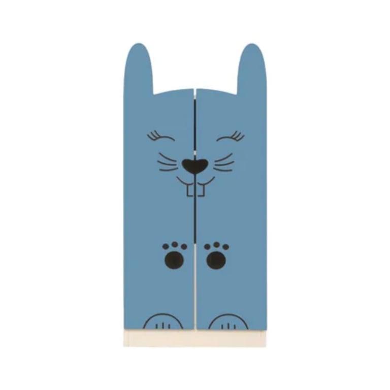Montessori BusyWood Montessori Animal Dresser Rabbit Pastel Blue