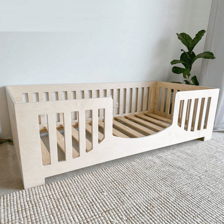 Montessori Magic of Wood Scandi Floor Bed Single