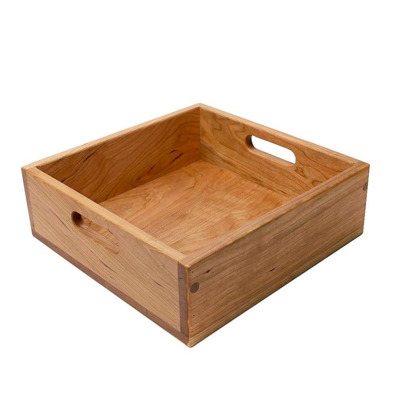 Montessori Palumba Camden Rose Cherry Wood Storage Crates Large