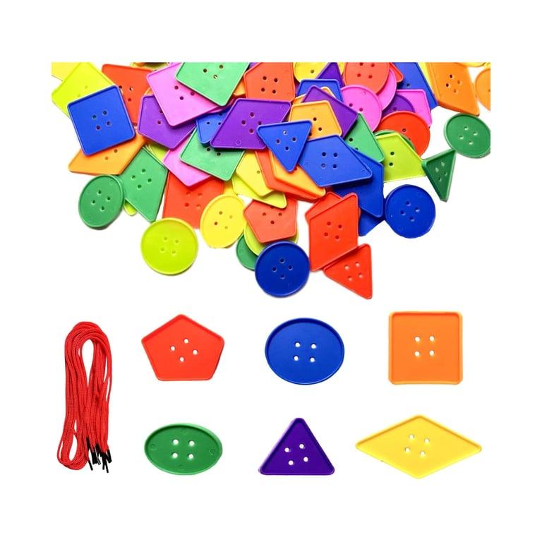 Montessori DANUDON Big Buttons Threading Toy